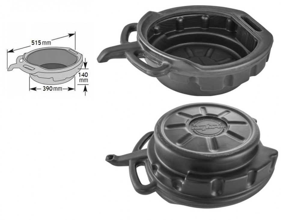 A90050 Поддон для слива масла 8 л., 515х390х140 мм